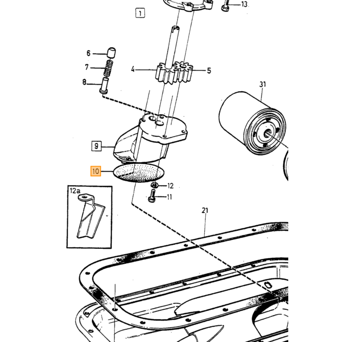 Nippel Volvo, pezzo Volvo nr 969155