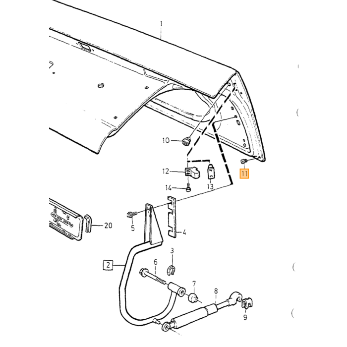 Spina Volvo, pezzo Volvo nr 974682
