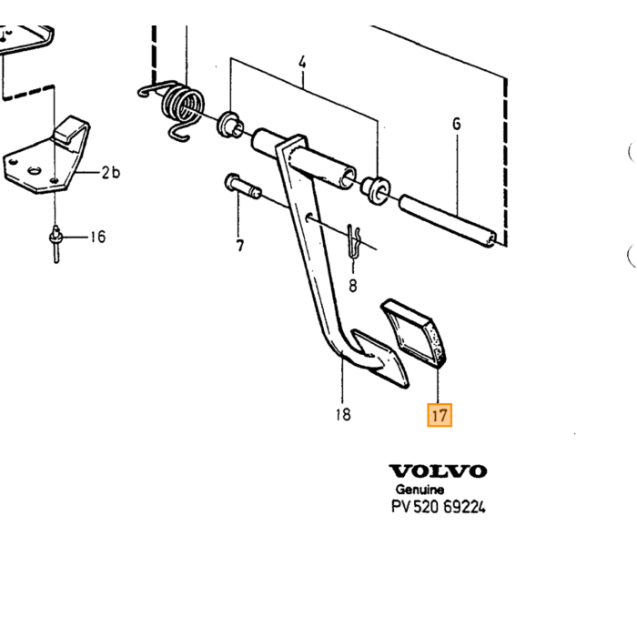 Volvo Tappo in gomma 13 mm Volvo ricambi no 974683
