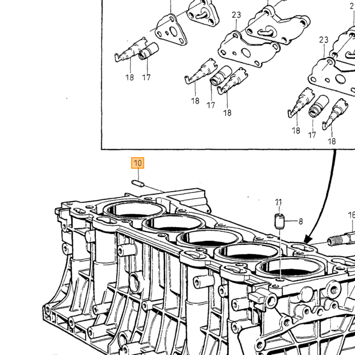 Morsetto per tubo Volvo 28 5 x 7 x 0 6 mm, numero di parte Volvo 976559