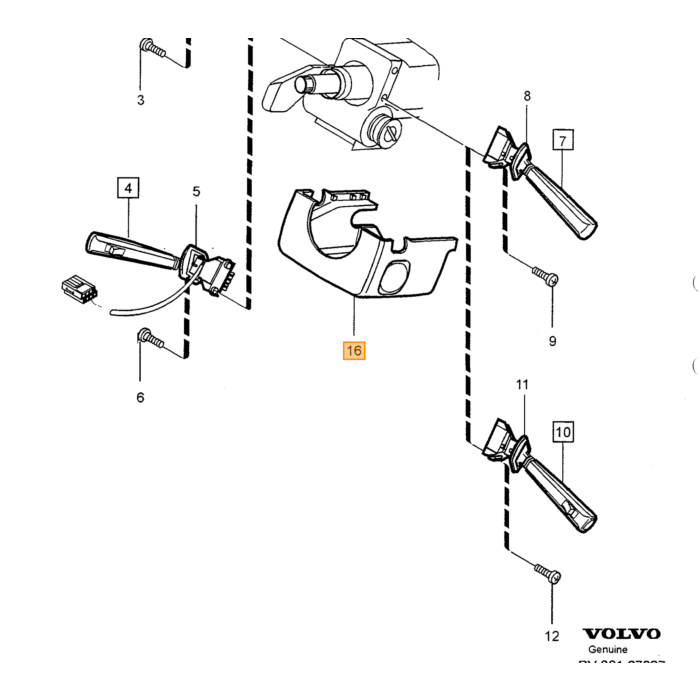 Morsetto per Tubo Volvo RVS 20mm-32mm, numero di parte Volvo D4020