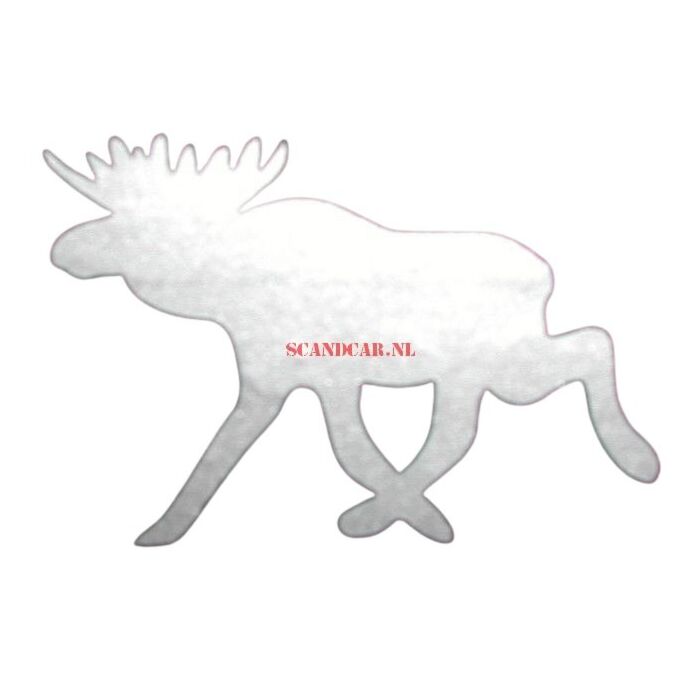 Sticker Eland 60mm zilver