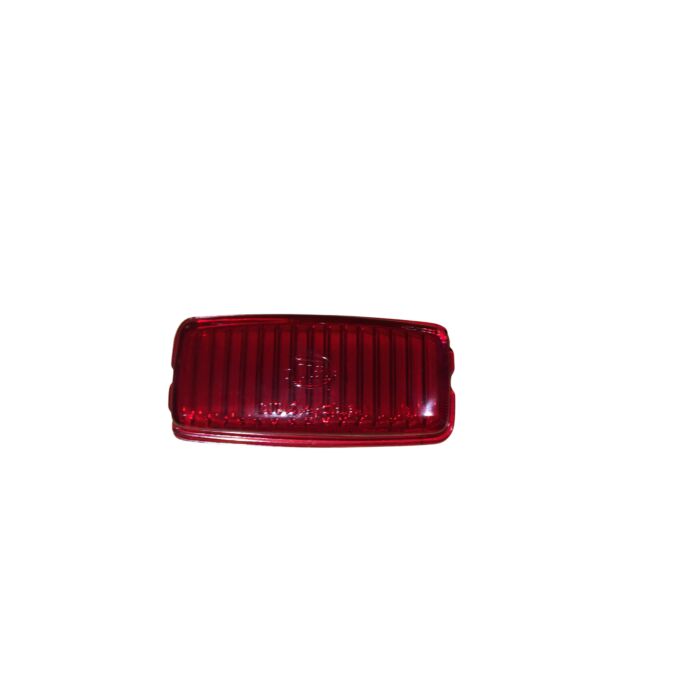 Mistlamp glas in het rood 12x6 cm voor mistlamp helder ombouw C5925 