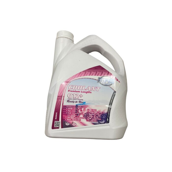 Liquido Refrigerante / Lilla / Coolant / G12+ / -40 / Pronto per l'uso / Confezione da 5 litri / Premium Long Life Parte Volvo Liquido Refrigerante G12