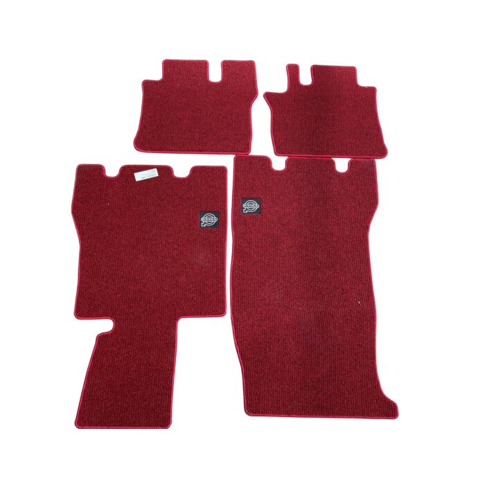 Set di tappetini P1800 4 pezzi rosso Volvo componente set di tappetini P1800 rosso