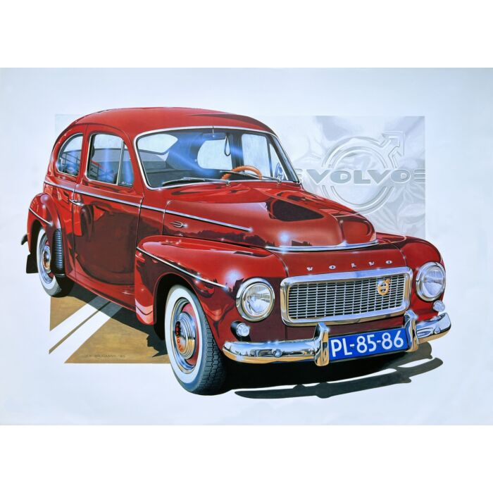 Poster Volvo PV aerografo PV544 poster retrò Volvo parte nr posterpvair prodotto