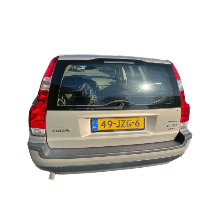 Portellone posteriore per Volvo V70 oro/marrone argento metallico 446 incluso vetro per portabagagli