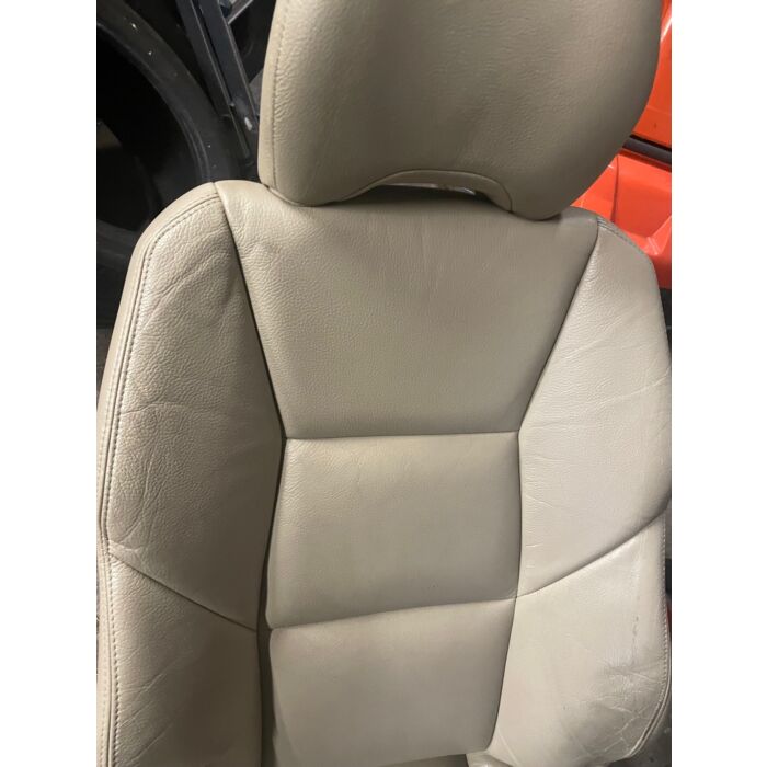 Set di sedili anteriori e posteriori in pelle beige per Volvo V70 S60, rivestimento interno in pelle