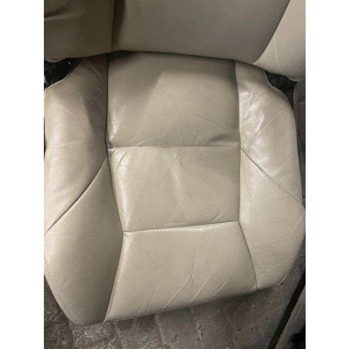 Set di sedili anteriori e posteriori in pelle beige per Volvo V70 S60, rivestimento interno in pelle