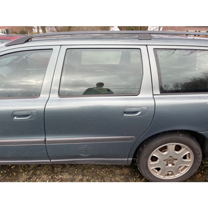 Portiera posteriore sinistra verde 449 per Volvo V70 lato guidatore