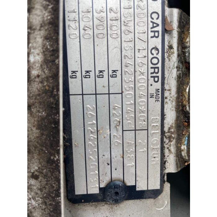 Cofano Volvo V70 colore grigio argento 426