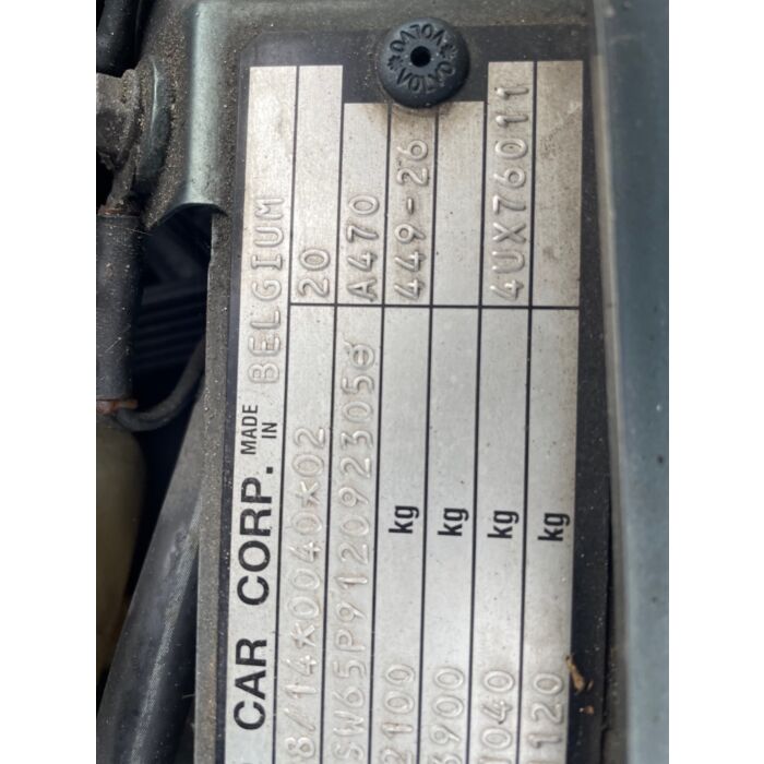 Portiera posteriore sinistra verde 449 per Volvo V70 lato guidatore