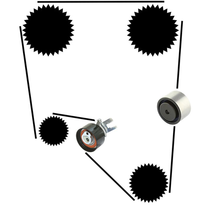 distributieriem set S80 Xc90