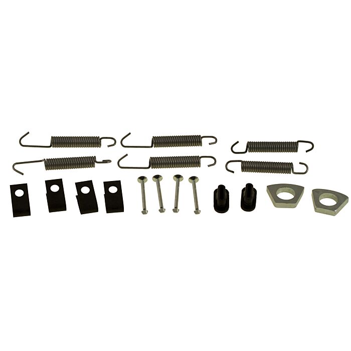 Remschoen montage set volvo PV544+Duett 59+ amazon 59-64 incl rubbers voor 2 zijden inc veren    121 rear 59-64 +122/1800 USA '68 rear