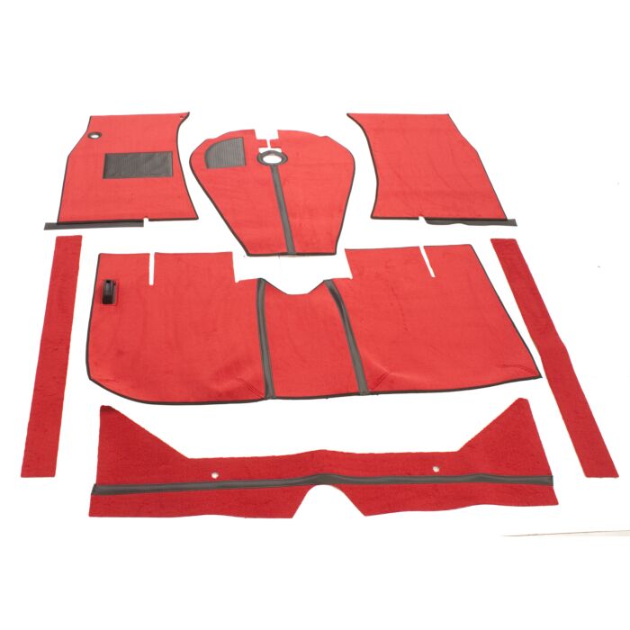 Mattenset Amazon pasvorm 7 delig rood incl isolatiematten  LHD