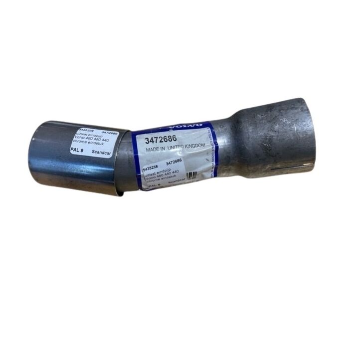 uitlaat eindpijp Volvo 460 480 440 chrome eindstuk