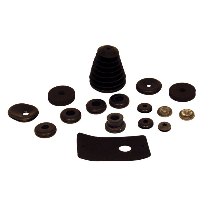 Rubber doorvoer schutbord PV544 1957-1961 B16 complete set 