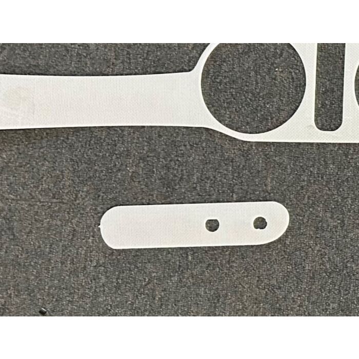 Dashboard P1800 aluminium paneel links onder LHD 