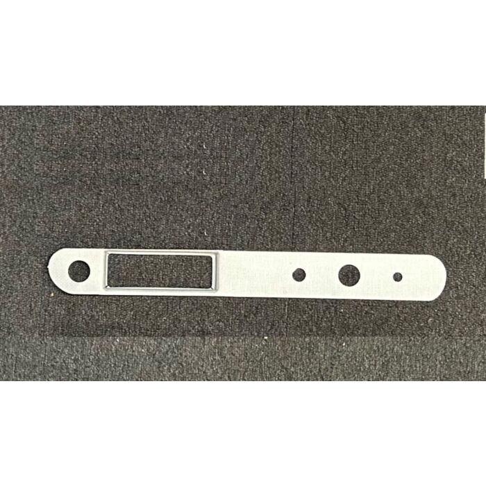 Dashboard P1800 aluminium paneel rechts onder midden LHD 668152 (met asbak opening)