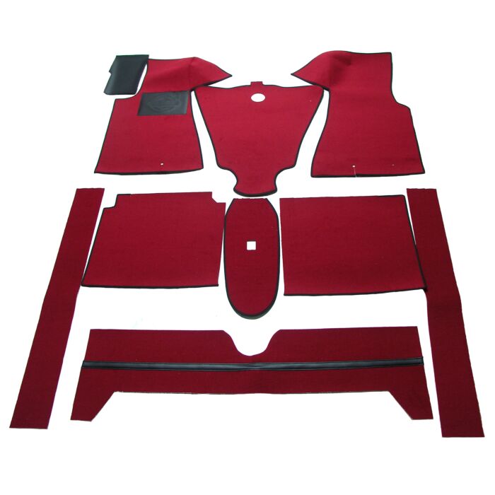 Mattenset 140 rood gehele bodem -1971 lange pook  142 ch -249929 144 ch -263069 145 ch -103379