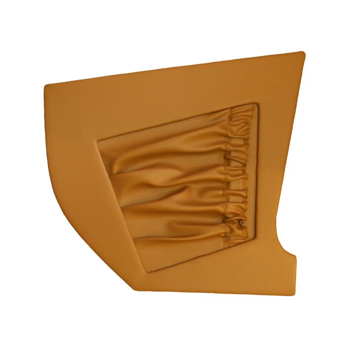 Bekleding P1800E zijpaneel rechts voor goudbruin 341-766 342-767 ZIE nr 694184