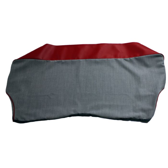 Bekleding PV544 achterbank hoes rug grijs-rood 1958 21-140 alt 1