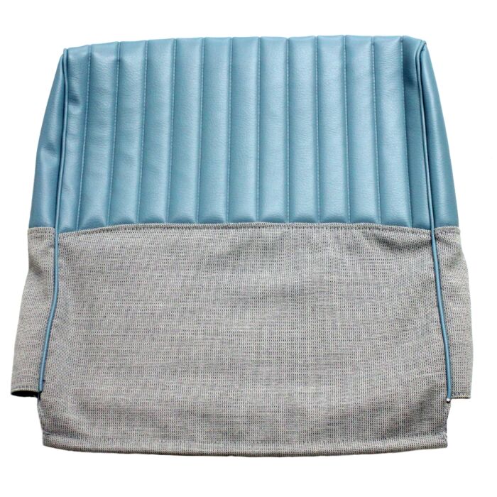 Bekleding PV544 stoelhoes rug blauw vinyl-stof 22-141