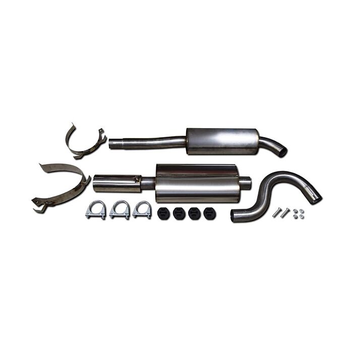 RVS Sportuitlaatsysteem Catback Volvo Volvo 740 / 745 GL  GLE  GLT 8v 8V '88-'90