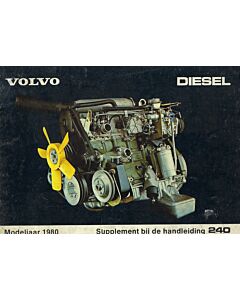 Manuale Volvo 240 Diesel 1985 Olandese