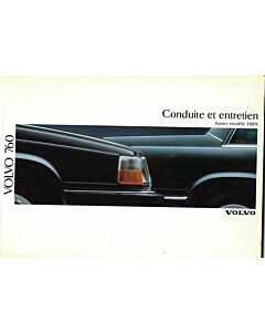 Manuale Volvo 760 1989 Francese