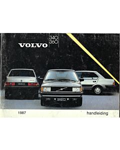 Manuale Volvo 340 360 del 1987 in Olandese