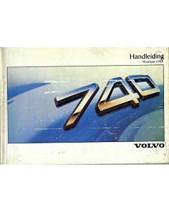 Manuale Volvo 740 1988 Olandese