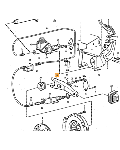 Koppelingsvork Volvo 740 - 760 - 780 - 940 - 960