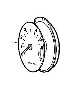 Tachometer toerenteller VDO 240 260 1981-1984