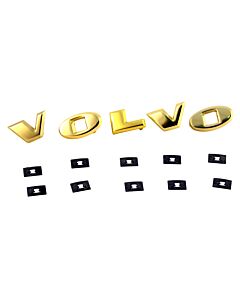 Letterset VOLVO goudkleur origineel incl clips Amazon