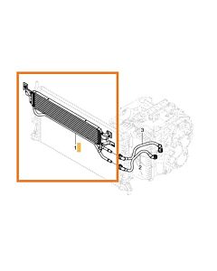 Oliekoeler  transmissieolie Volvo C30  C70 (2006-)  S40  V50 (2004-) powerhift automaat mps6