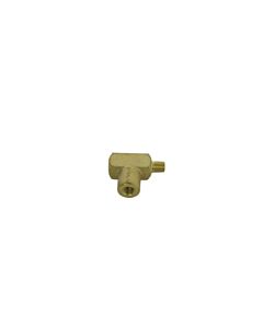 Oliezender verdeelstuk 1/8inch x 27 NPTF (extra aansluiting ) adapter voor oliedrukmeter 419834
