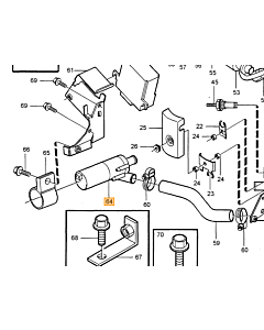 Waterpomp Standkachel Volvo S60 - V70 - XC70 - S80 - XC90