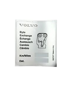 Label Distributieriem vervangen Volvo sticker (1014)