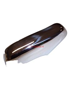 Bumper rozet Duett+PV444+PV544 1957+ voorzijde RVS