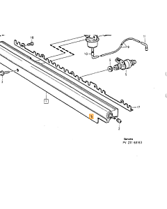 Vacu�mslang aansluiting 3 5mm Volvo 240 - 740 - 760 - 780 - 850 - 940 - 960 -  S90 - V90 - C70 - S70 - V70 - XC70 - S40 - V40