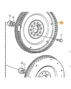 Aandrijfplaat D5244T - D5244T2 Automatische Transmissie Volvo S80 - V70 - XC90 - S60 - XC70 automaat