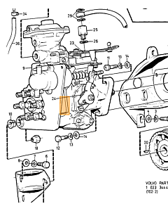 Pakkingset Brandstofinjectiepomp Diesel Volvo 740 - 760 - 780 - 940 - 960