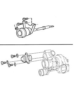 Reparatieset Turbo B5204T5 S60 V70   NOS