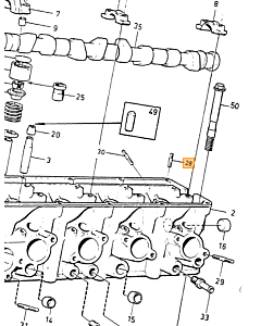 Stangset (compleet) voor alu draagarm Volvo 740 - 760 - 780 - 940 - 960