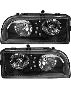 Koplamp zwarte styling L&R VOLVO 850