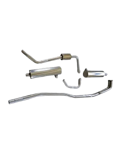 Uitlaatset set 164 B30A (carburettor engine) complete sett RVS STAINLESS