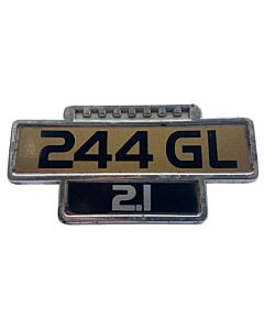 Volvo 244 GL 2.1 Embleem Gebruikt