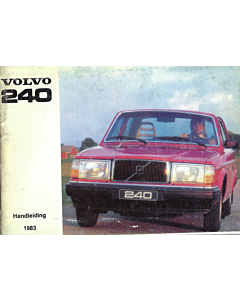 Volvo handleiding 240 1983 Nederlands