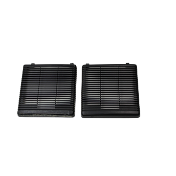 Griglia altoparlante per portiera posteriore nera Volvo 740 1988 - 1990 pezzo di ricambio 1297174 set di 2, prodotto usato